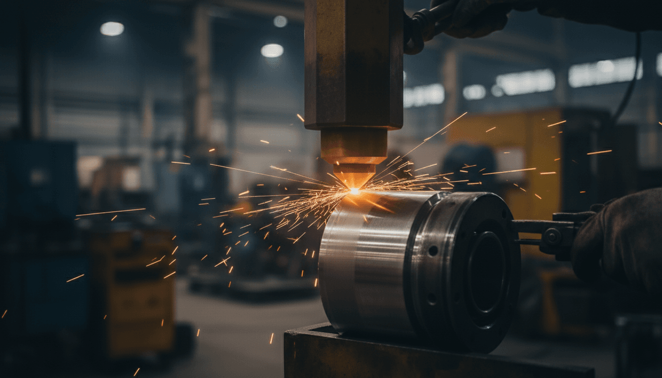Laser cleaning a metal part for liquid penetrant inspection